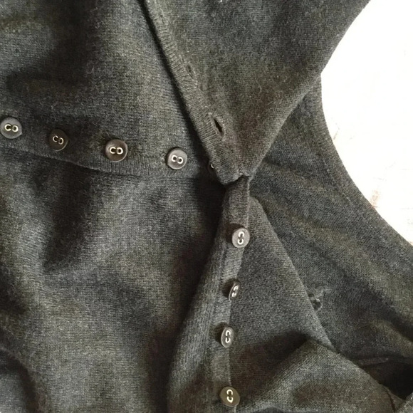 Studio Classics knit dress in dark  grey size 12 us |17" pit-to-pit | waist 14" - Picture 9 of 9